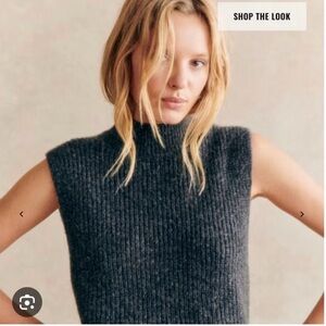 Sezane Gustave Jumper in colour Charcoal